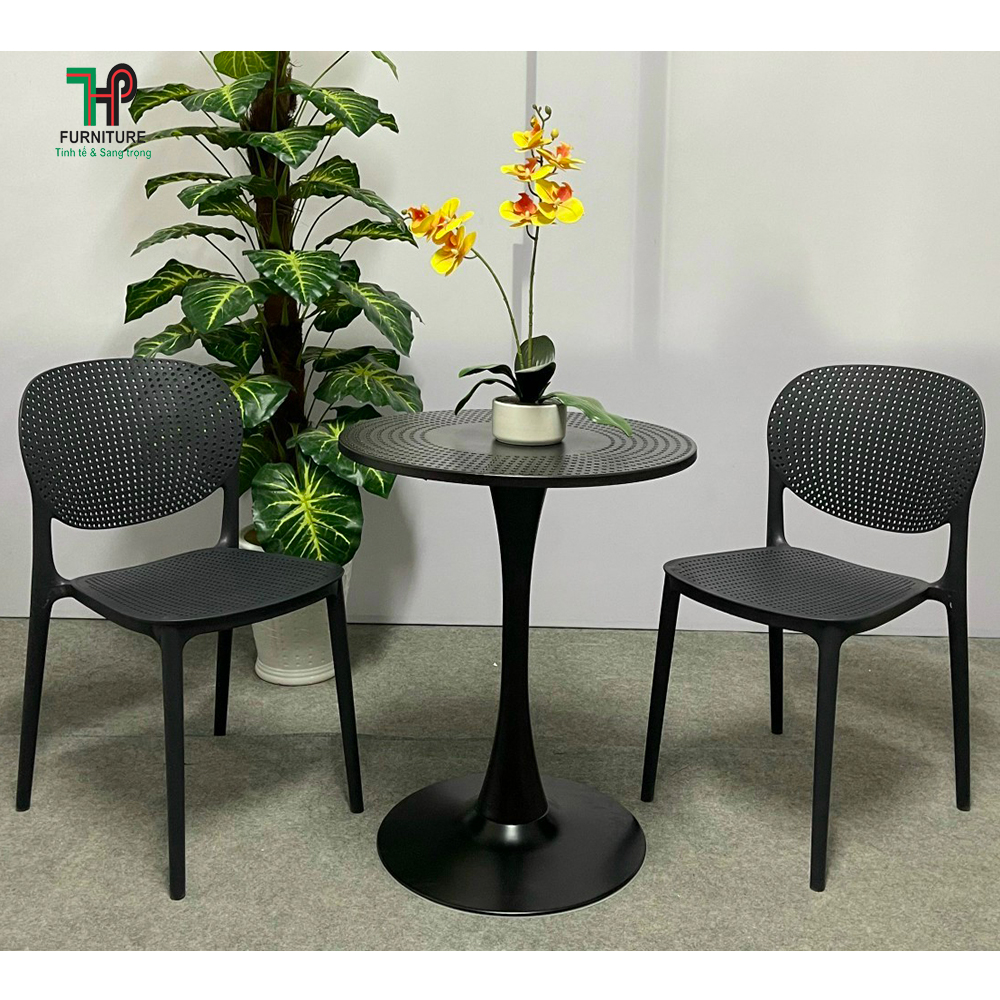 bàn tròn tiếp khách 2 ghế